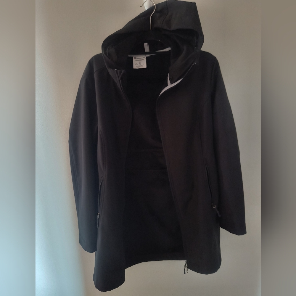 Champion Performance Black Hooded Softshell Jacke… - image 4